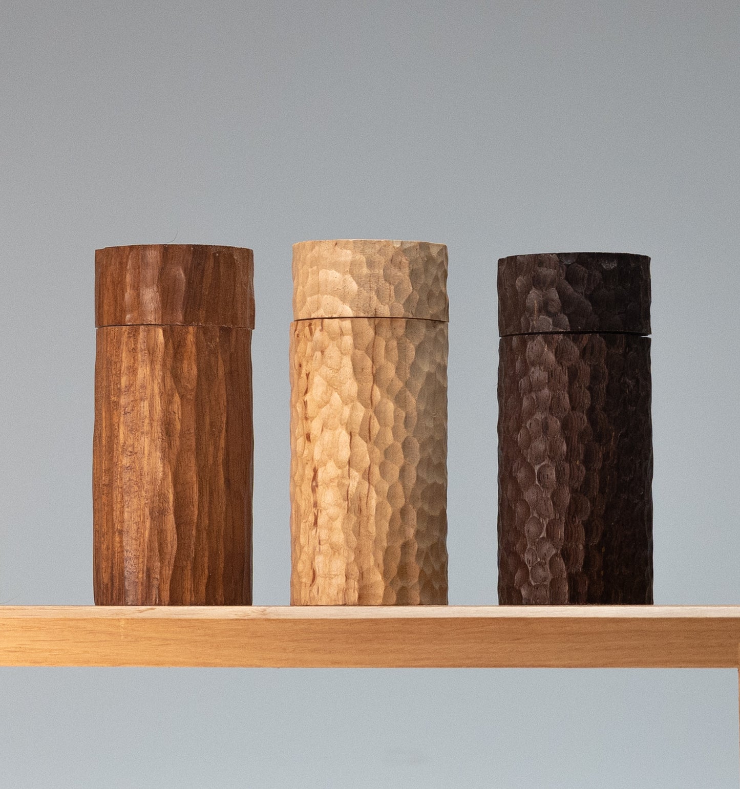 Carved pepper/salt mill